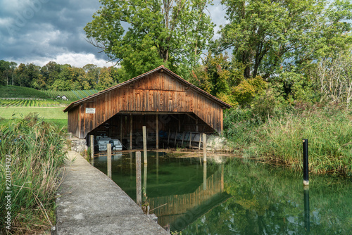 Schweiz, Kanton Bern, Bielersee, Bern, Erlach, St. Petersinsel (französisch: Île Saint-Pierre), Seeland