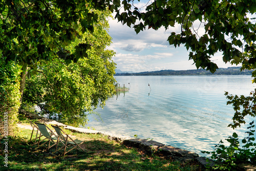 Schweiz, Kanton Bern, Bielersee, Bern, Erlach, St. Petersinsel (französisch: Île Saint-Pierre), Seeland