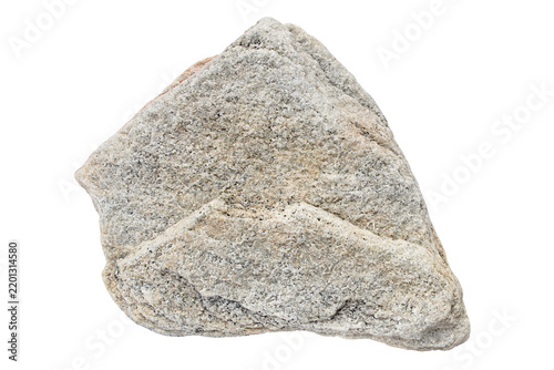 Rough stone isolated