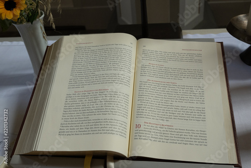 Obraz na płótnie bibel buch glauben religion