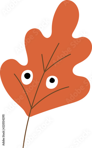 cute autumn leaf 