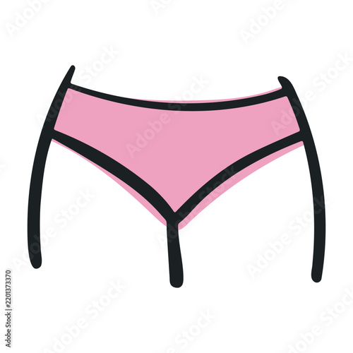 Hand Drawn Woman Body Illustration