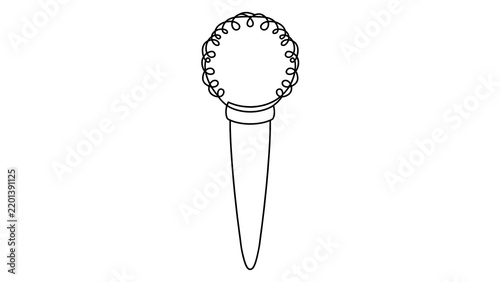 Golf Ball Marker white background.