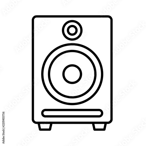 Plakat speaker icon vector illustration