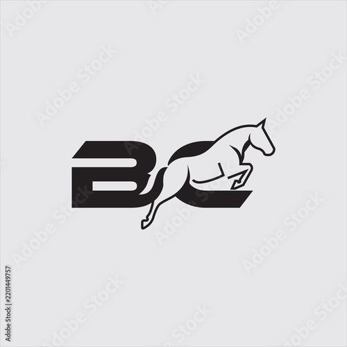 VERY SIMPLE CREATIVE LOGO DESIGN HORSE BC