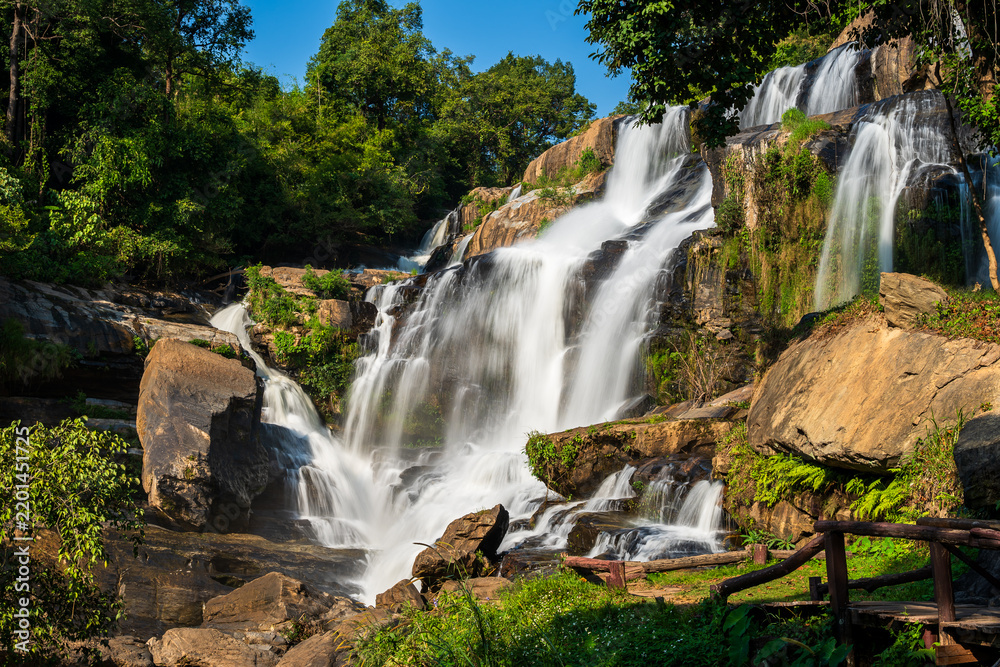 Fototapeta premium Mae Klang Waterfall, Chiang Mai, Thailand