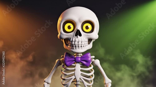 Skull background – Halloween night