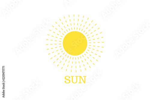 abstract sun icon