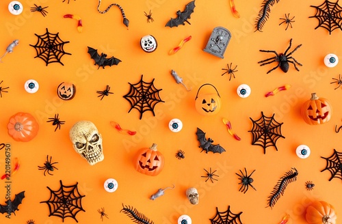 halloween-orange-skeleton-pumpkin-pattern