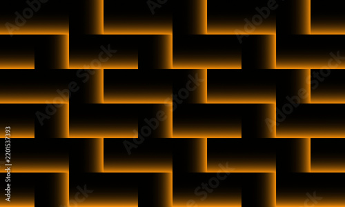 seamless pattern of golden lines
