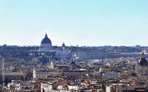 View of st Peter Cathedrale in Vatican
