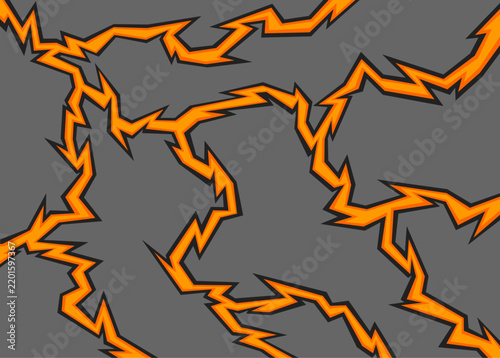 Abstract background with geometric lightning pattern and with some copy space area