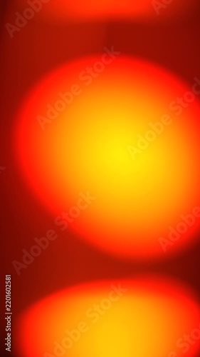 Soft Focus Abstract Liquid Background with Glowing Yellow Orange and Red Color Gradient, Psychedelic Lava Lamp Effect