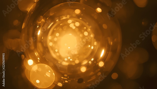 Glow effect on light source soft light emanation design