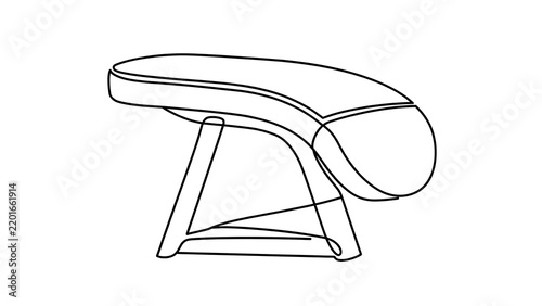 Modern chair design on white background.