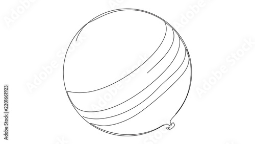 Simple Globe Icon white background.