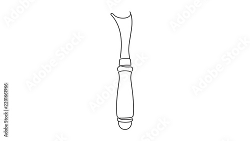 Wine bottle opener white background.