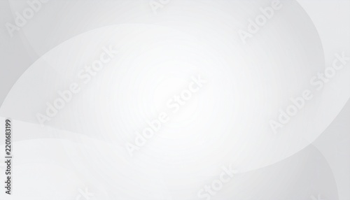 White gradient abstract curve pattern on gray background.