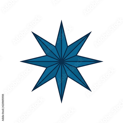 compass rose vector