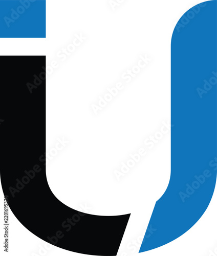 Letter mark Logo with Geometric Composition, vector illustration of an abstract background