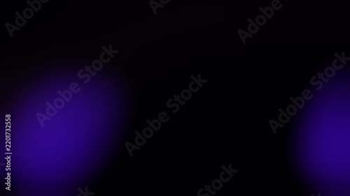 Pulse blue light leak animation on transparent background. 4k