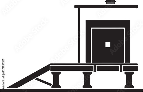 Warehouse Loading Dock Ramp for Freight and Cargo Transport
Industrial Loading Platform with Access Ramp for Shipping Services
Commercial Warehouse Dock for Truck Loading and Unloading
Freight Loading