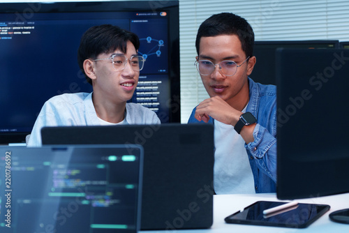 Programmers Collaborating on Digital Software Development