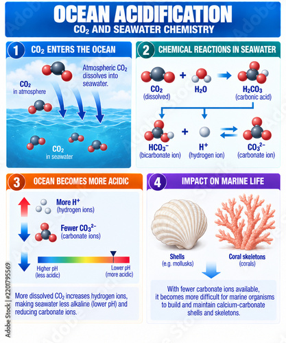 Ocean Acidification: CO₂ and Seawater Chemistry