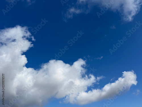 Photography Blue sky and white clouds