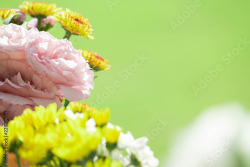 Obraz w ramie お盆やお彼岸のお供え花