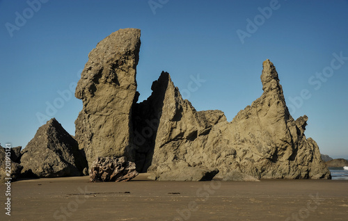 rock formations at the beach
