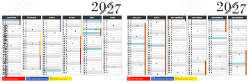 calendrier 2027
