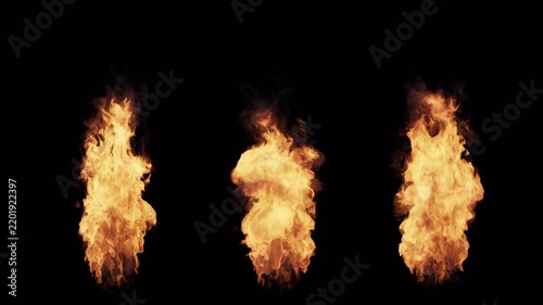 Cinematic Fire Flames and Glowing Heat Energy Background