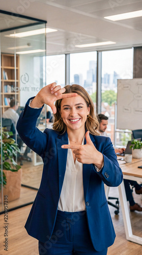 young woman in the office