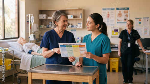 Nurses coordinate competencies for balanced staffing