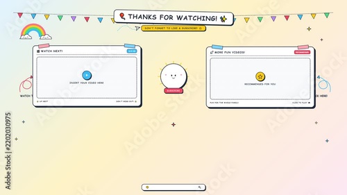 Doodle Kids Youtube End Screen 4K