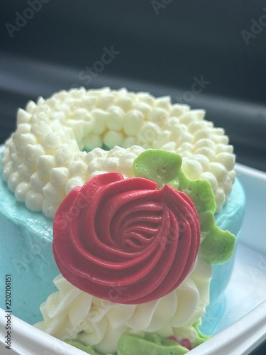 cake on a plate