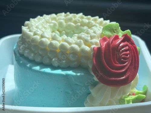 sweet dessert with chocolate