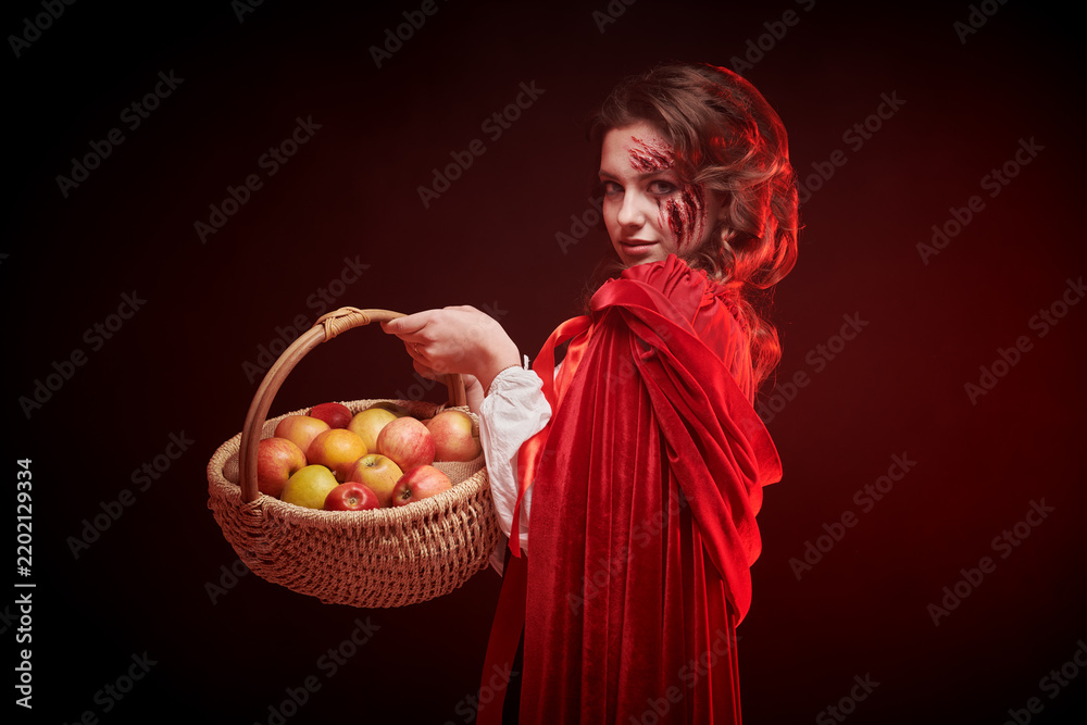 Obraz premium Bloody Red Ridinghood