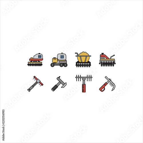 set of construction tools