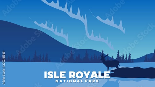 The stunning natural scenery of Isle Royale National Park