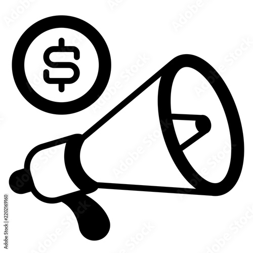 Marketing Solid Icon