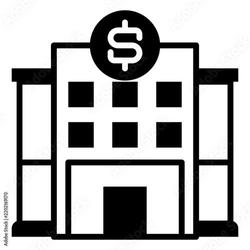 Office Building Solid Icon