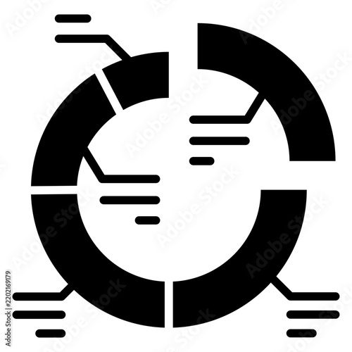 Pie Chart Solid Icon