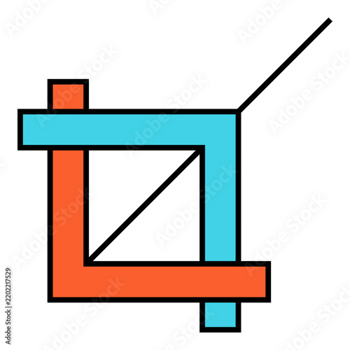 Colorful clapperboard icon representing filmmaking, movie production, cinema, directing, video creation, entertainment, and creative media projects.