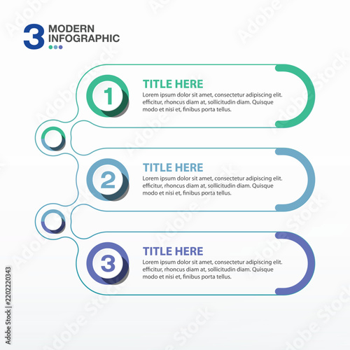 Infographic 3 steps.