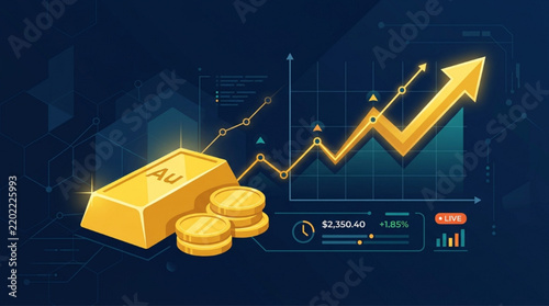 Golden bullion asset investment growth
