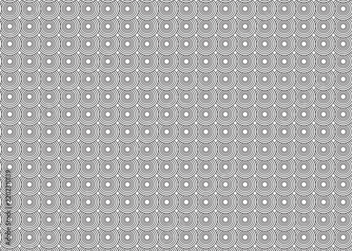 Repeating floral ornament pattern on a white background