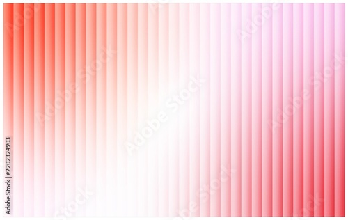 Abstract red and white vertical gradient stripes background with soft lighting effect