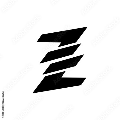 Aggressive Sharp Letter S Logo Design Vector